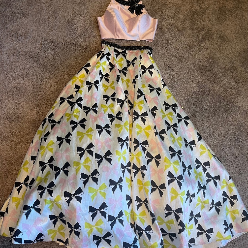 Mac Duggal two piece gown